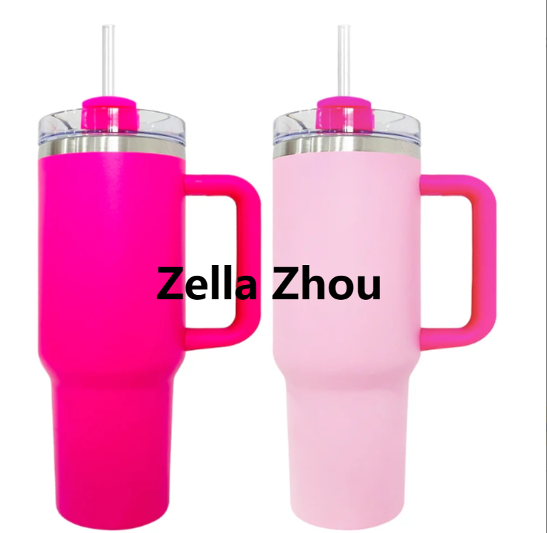 Zella 40oz Rose Pink Laser Engrave Tumblers