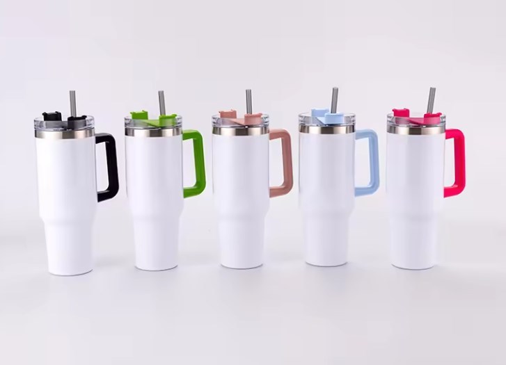 Zella 40OZ H1.0 Sublimation Tumbler Mixed Colorful Handle USA warehouse RTS