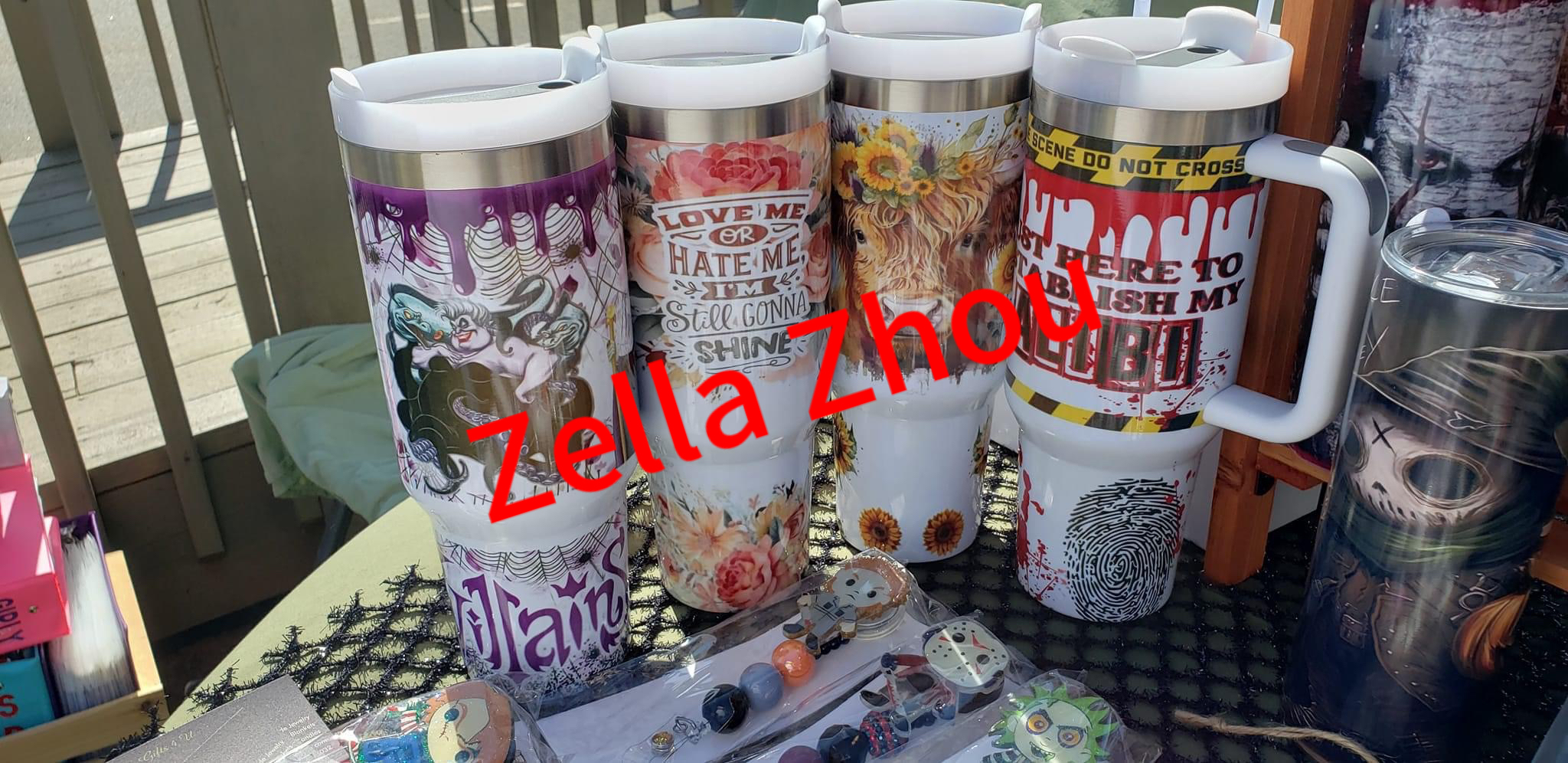 Zella 40OZ 2.0 Sublimation Blanks Handrid Double Wall Stainless Steel Travel USA Warehouse RTS
