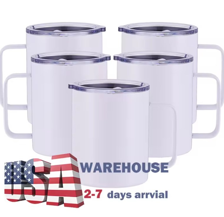 Zella 12OZ Coffee Mug Stainless Steel Double Wall Insulated USA Warehouse Stocked RTS