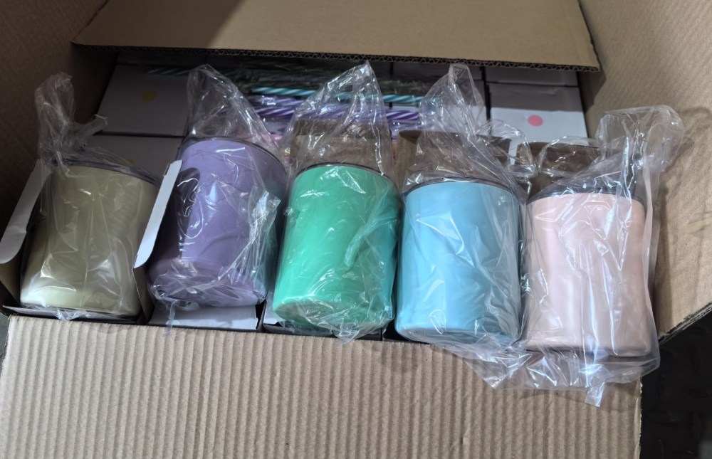 Zella 10oz Sublimation Tumbler Blanks Multi Macaron Colors Matte USA Warehouse RTS