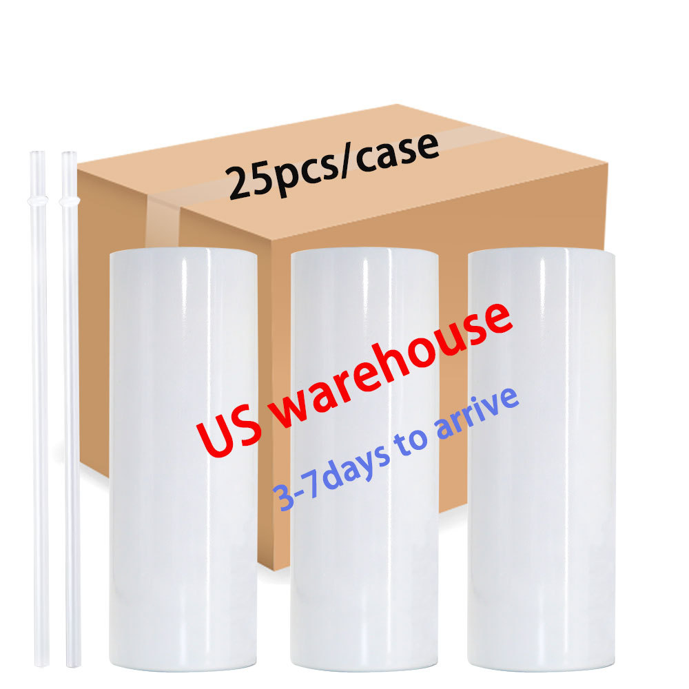 Zella 20OZ glossy straight tumbler US warehouse RTS