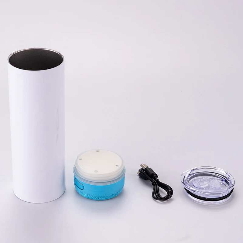 Zella 20oz Bluetooth Speaker Tumblers Sublimation Straight Tumblers USA Warehouse RTS