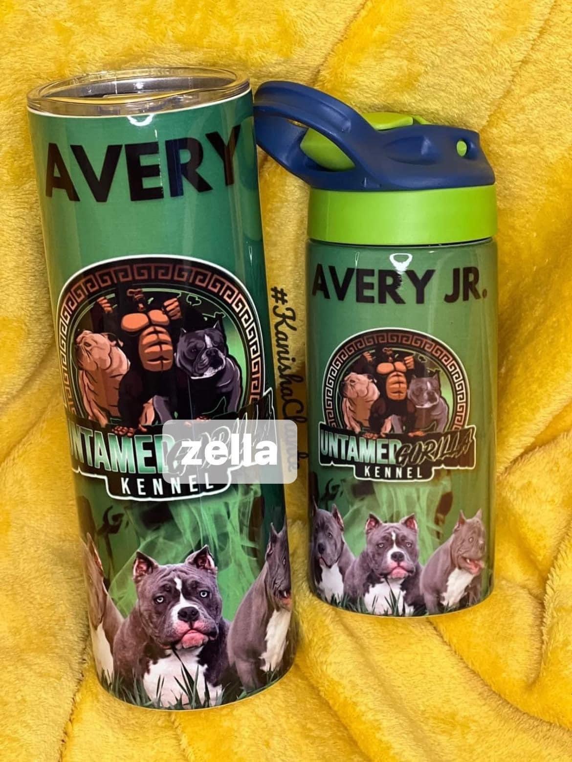 Zella 12oz Sublimation Kids Water Bottles Straight Tumblers USA Warehouse RTS