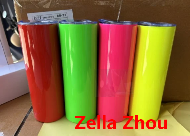 Zella 20OZ NEON colors blank tumbler for sublimation US Warehouse