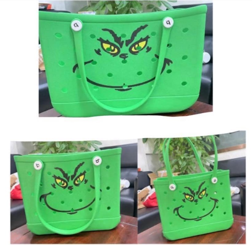 Zella Pumpkin Grinch Eva beach bag