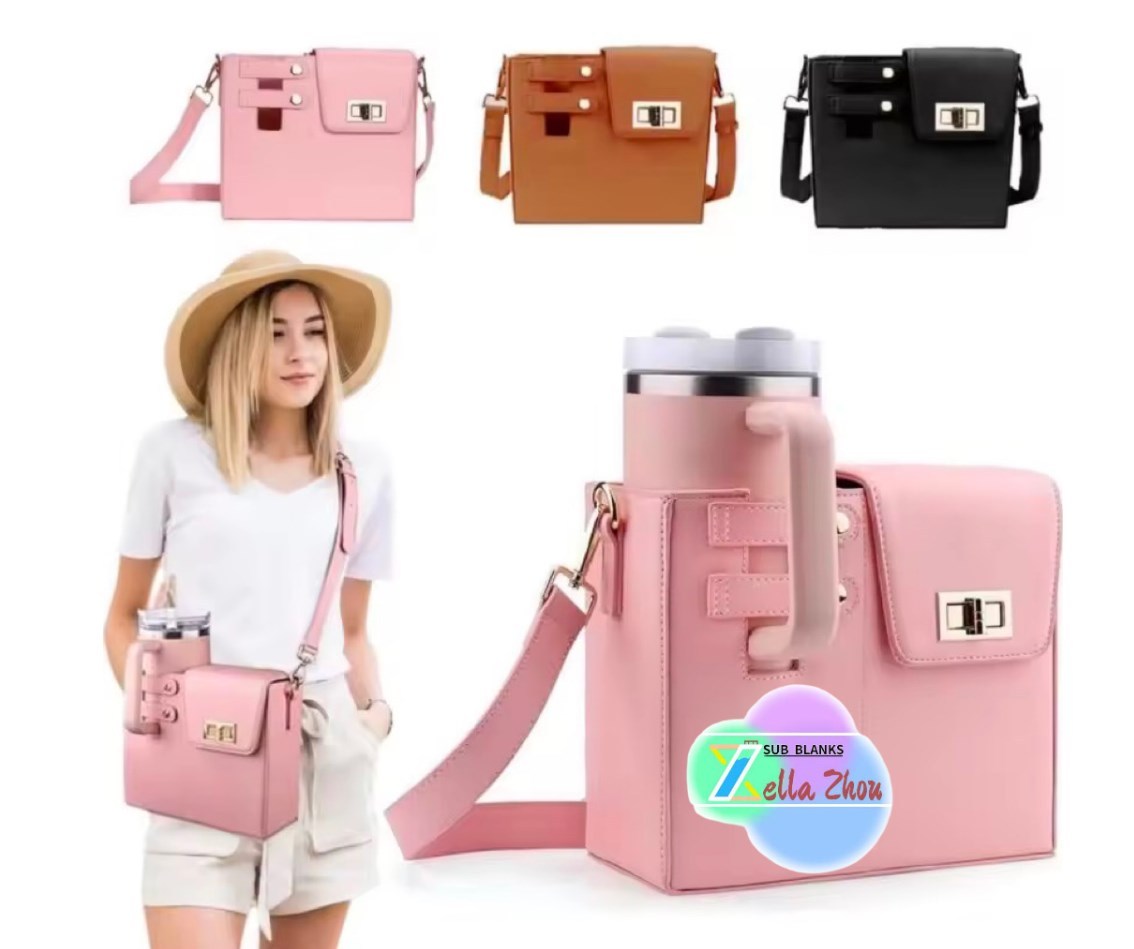 2024 New Water Bottle Carrier with Adjustable Shoulder Strap