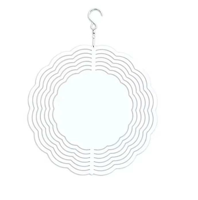 Zella 8inch/10inch Aluminum Sublimation Wind Spinner