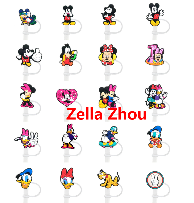 Zella Straw Toppers Mixed