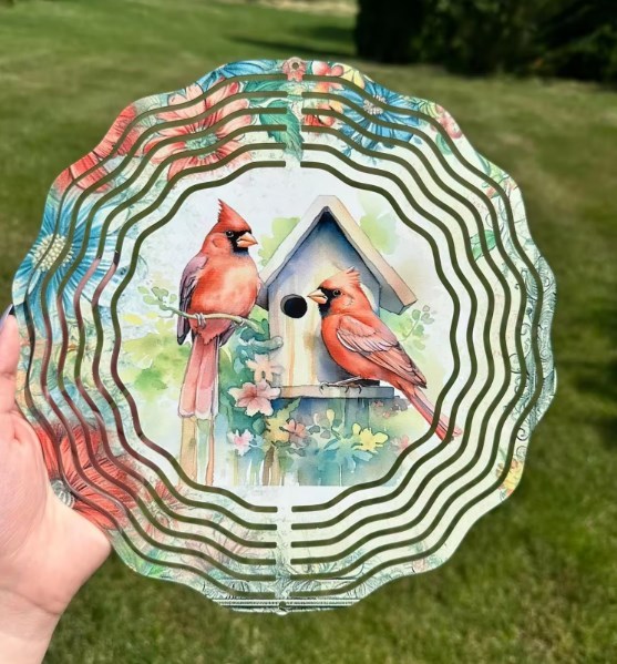 Zella 8inch/10inch Aluminum Sublimation Wind Spinner
