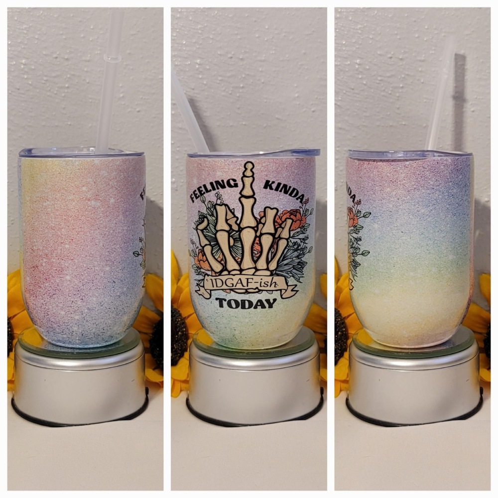 Zella 12oz Sublimation Straight Sublimation Wine Tumblers Cups
