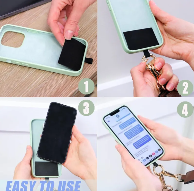 Zella Phone Strap with Zippered Pouch