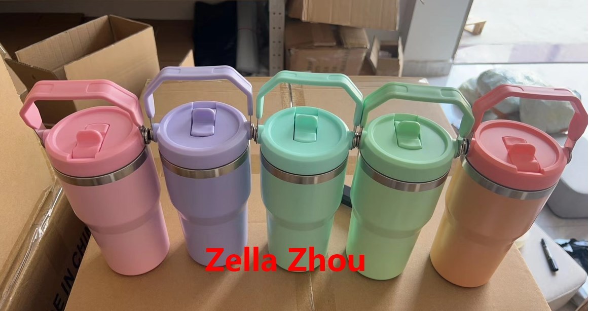 Zella 20oz Sublimation Macaron Tumblers with Handle