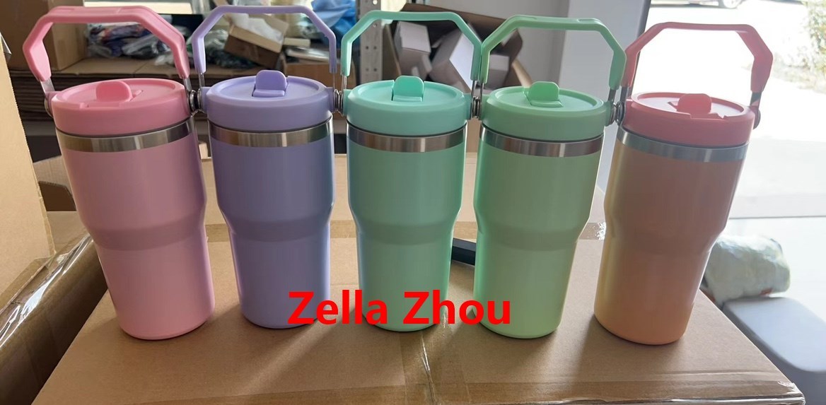 Zella 20oz Sublimation Macaron Tumblers with Handle