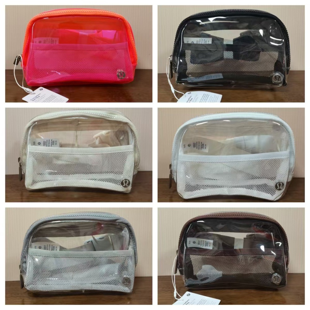 Zella lulu transparent bags mix colors