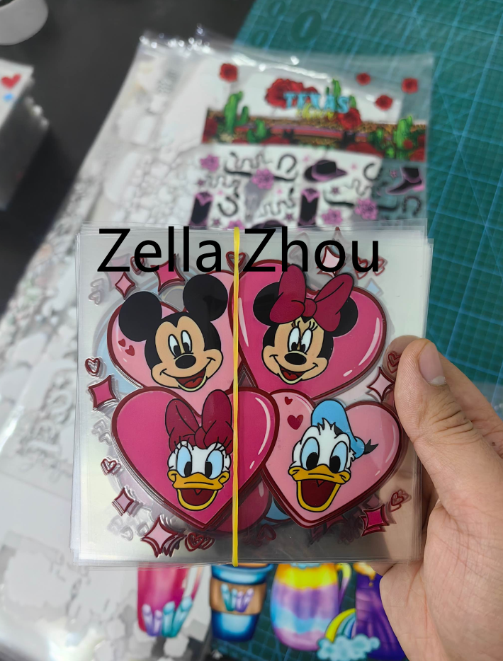 Zella UV DTF Sticker Wraps for 16oz Glass Cans