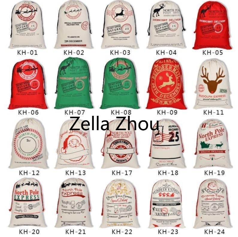 Zella Santa bags with prints mixed styes