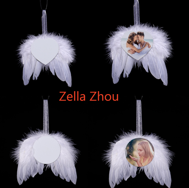 Zella MDF double-side sublimation wing Ornaments