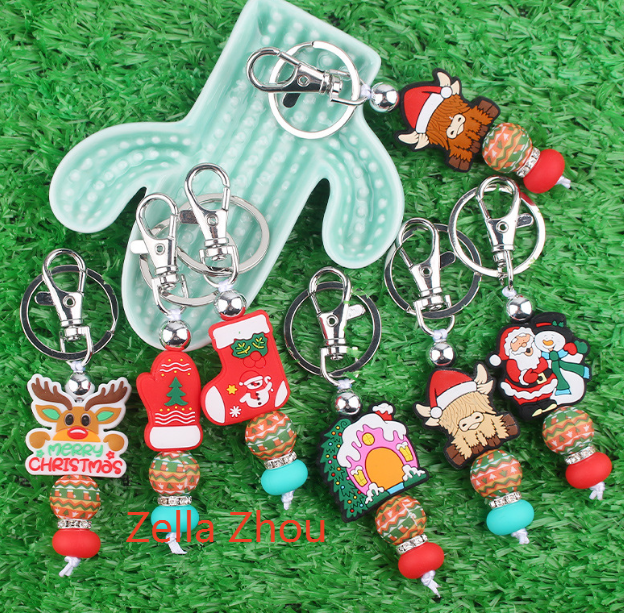 Zella Christmas mix styles keychains