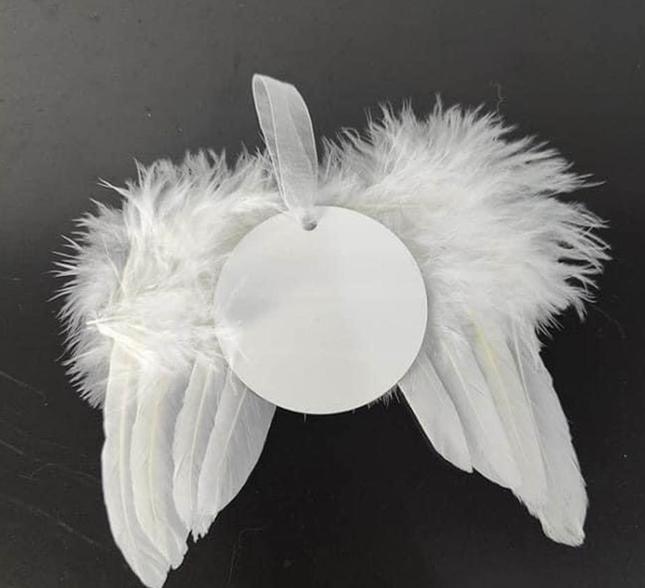 Zella MDF double-side sublimation wing Ornaments