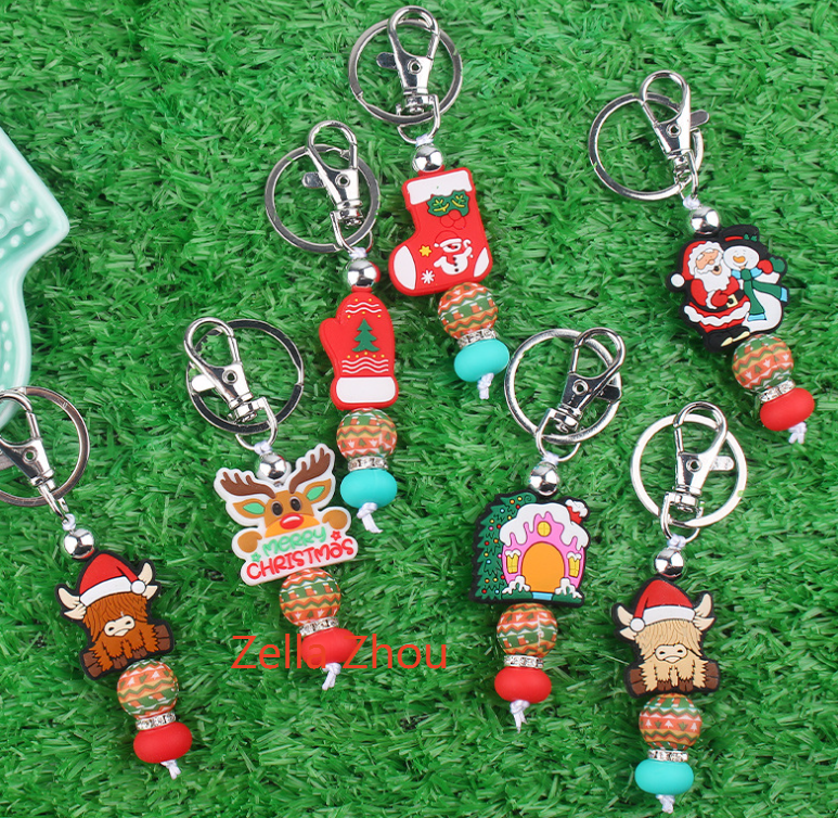 Zella Christmas mix styles keychains