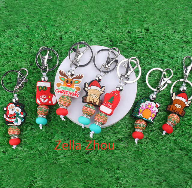 Zella Christmas mix styles keychains