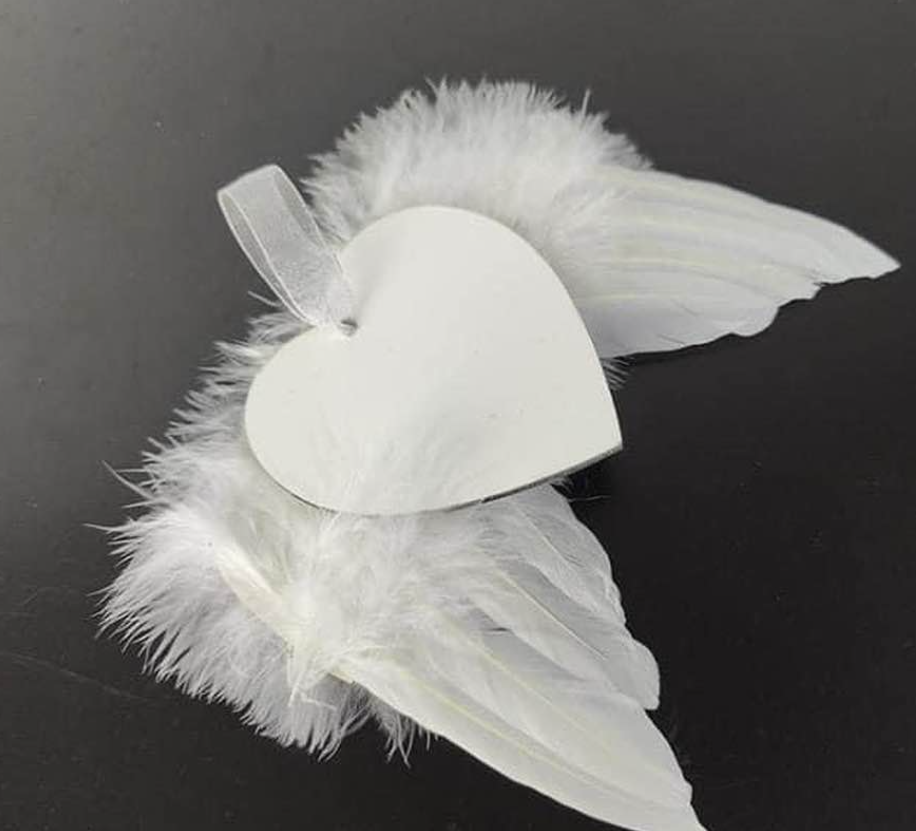 Zella MDF double-side sublimation wing Ornaments
