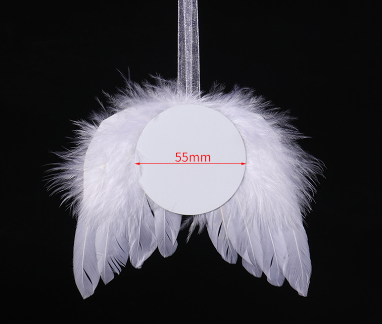 Zella MDF double-side sublimation wing Ornaments