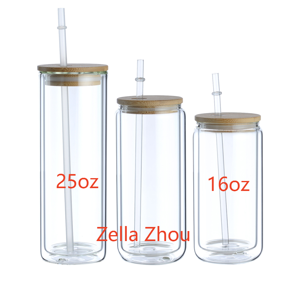 Zella USA Warehouse 16oz Snow Globe Glass Cups