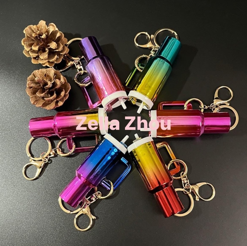 Zella Gradient 40oz Tumbler keychain mixed types