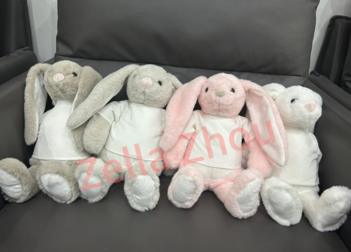 Zella 35cm Easter Bunny Rabbit Plush Toy for sublimation