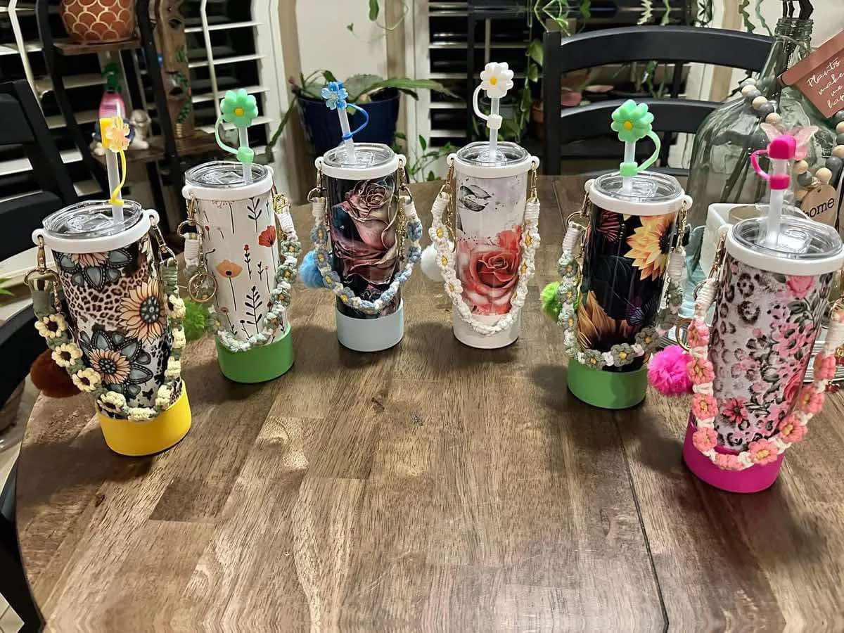 Zella New Tumbler's Accessories Sets Decoration