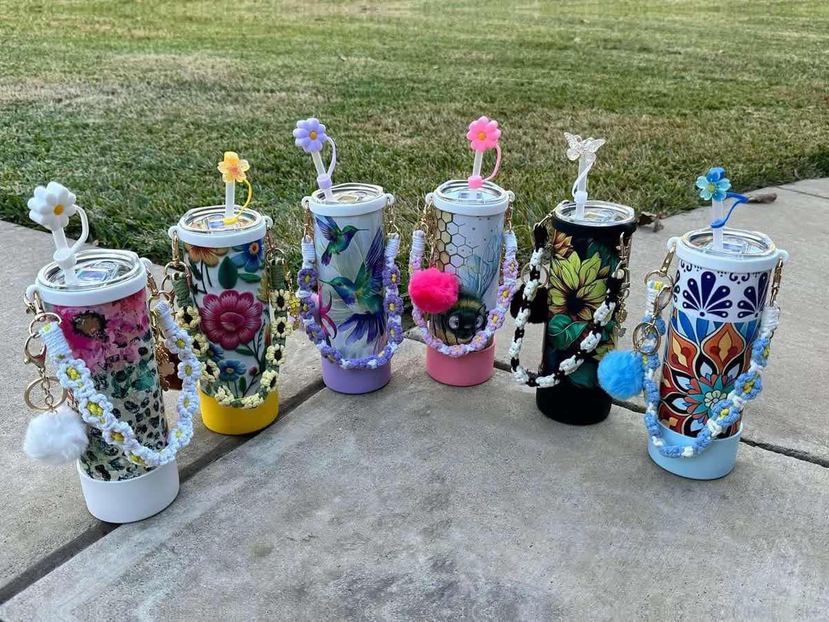 Zella New Tumbler's Accessories Sets Decoration