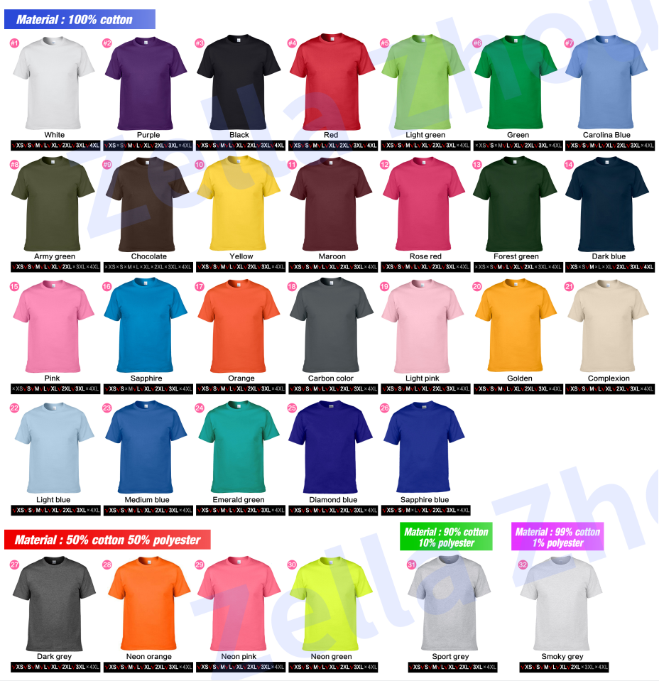Zella Gildan Shirts 100% Cotton USA Size Unisex Color Or Size