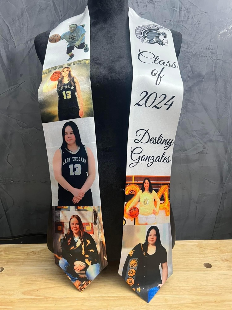 Zella  2025 New Graduation Stole Blank for Sublimation