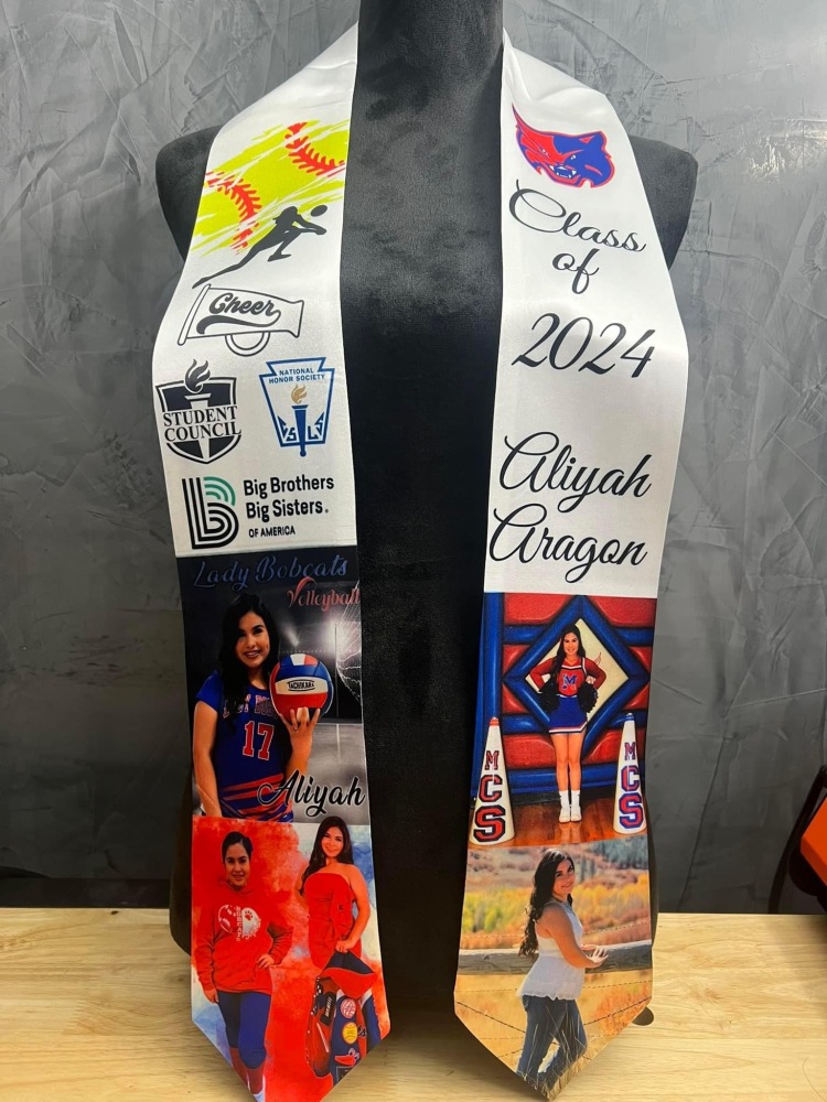 Zella  2025 New Graduation Stole Blank for Sublimation