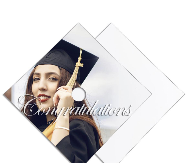 Zella  2025 Graduation Blank Hat for Sublimation