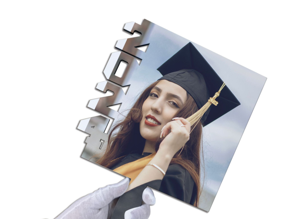 Zella  2025 New Graduation Sublimation Fans Double-Sided Sublimation Air Shipping