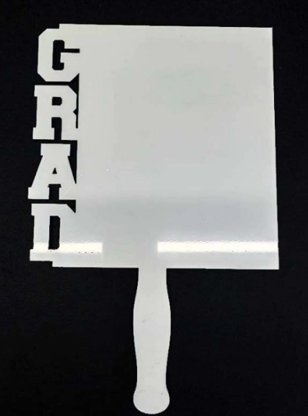 Zella  2025 New Graduation Sublimation Fans Double-Sided Sublimation Air Shipping