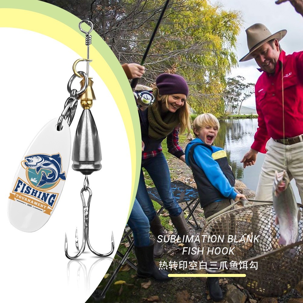 Zella Sublimation Fish hook with gift box for Father!: Day