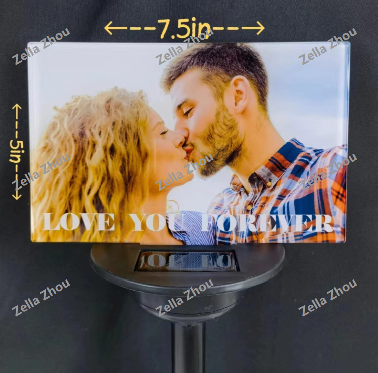 Zella  Acrylic Solar Outdoor Light Memorial Gift CHINESE WAREHOUSE