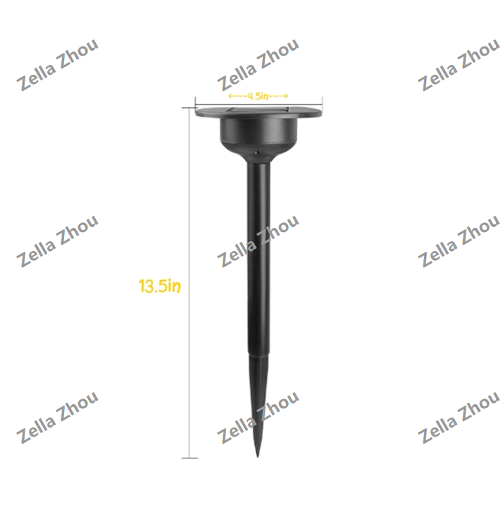 Zella  Acrylic Solar Outdoor Light Memorial Gift CHINESE WAREHOUSE