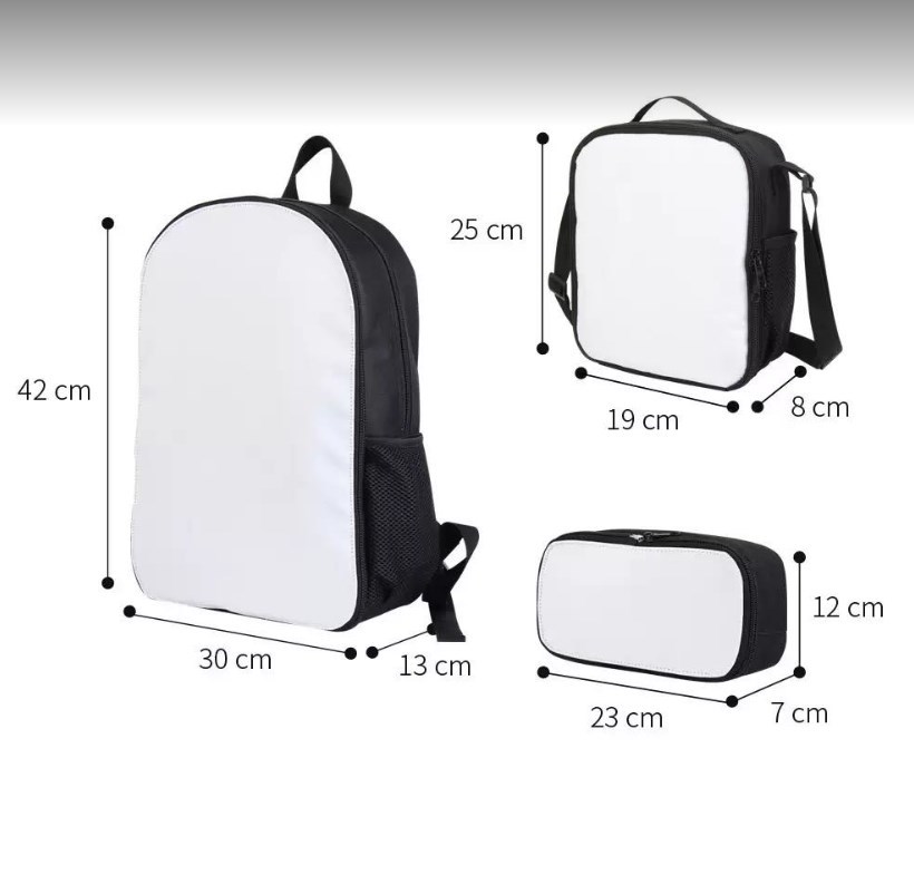 Zella 2025 Popular sublimation bags set with mix colors