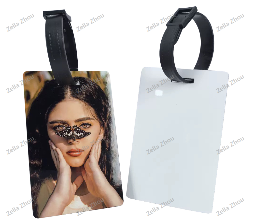 Zella MDF blank sublimation luggage tags