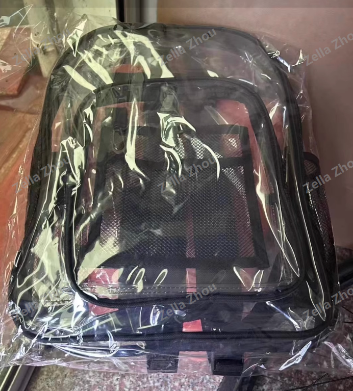 Zella 2025 Popular PVC Clear Backpack with Mix Colors
