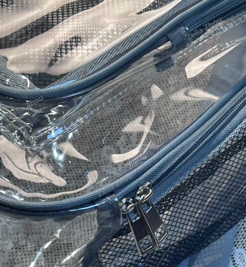 Zella 2025 Popular PVC Clear Backpack with Mix Colors