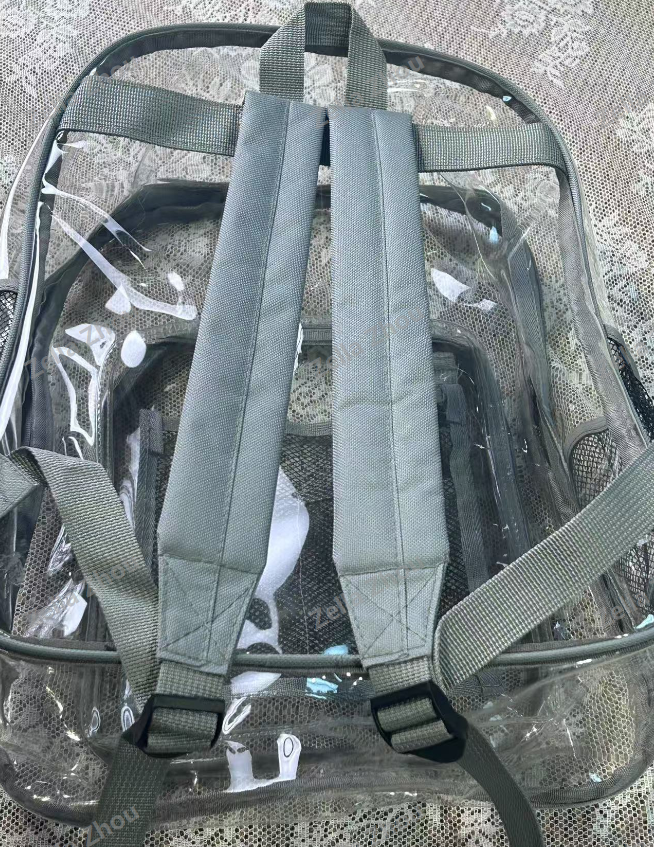 Zella 2025 Popular PVC Clear Backpack with Mix Colors
