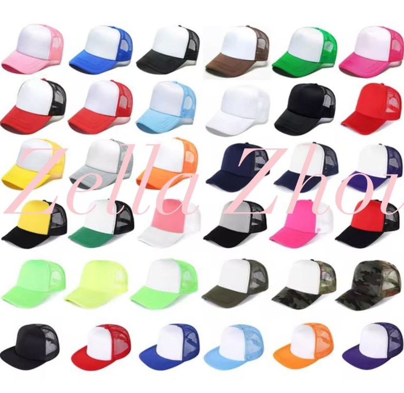 Zella 2025 popular Hats Mix Colors for sublimation