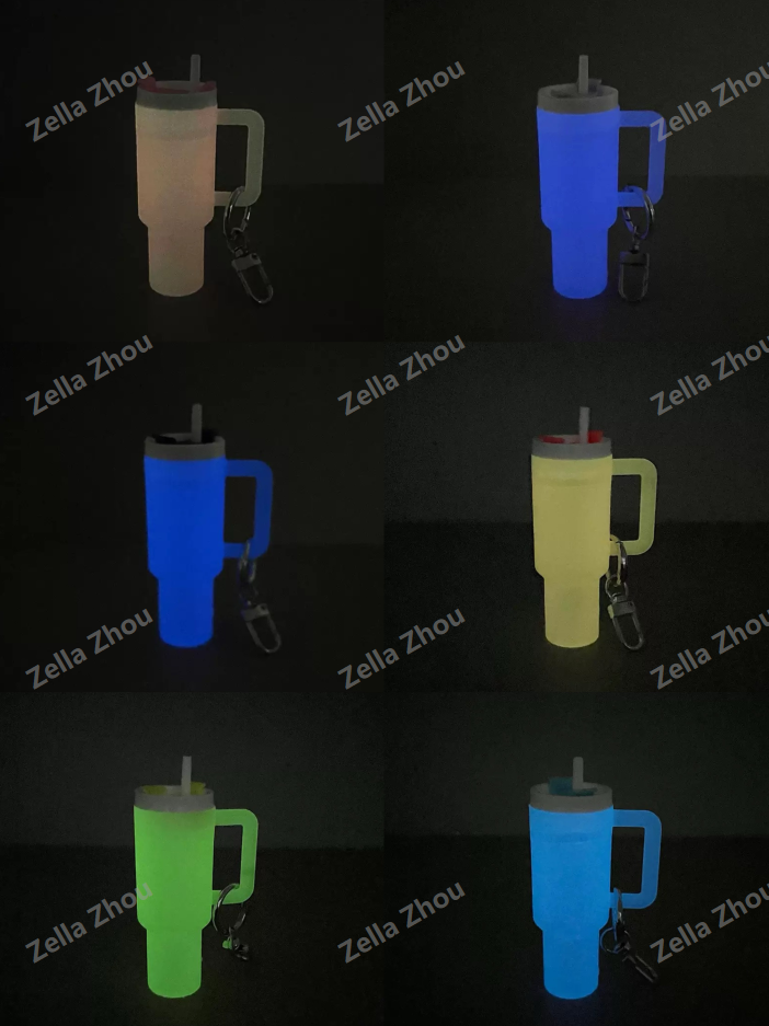 Zella Glow 40oz Tumbler keychain mixed types