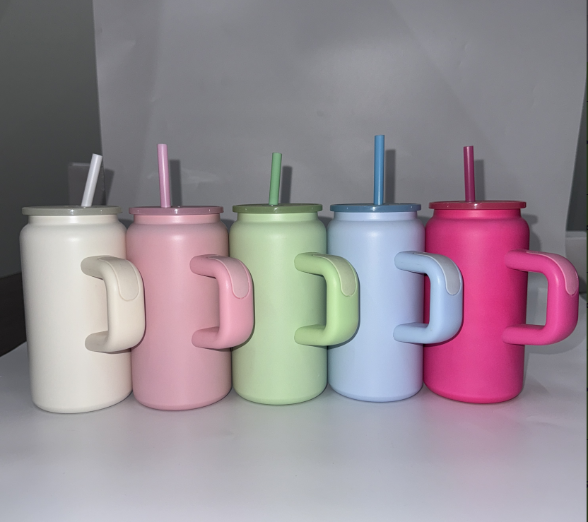 Zella 16oz stainless steel cup with Handle for sublimation